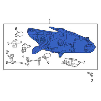 Nissan OE - Front Left Headlight Assembly