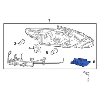 Nissan OE - Right Headlight Bracket