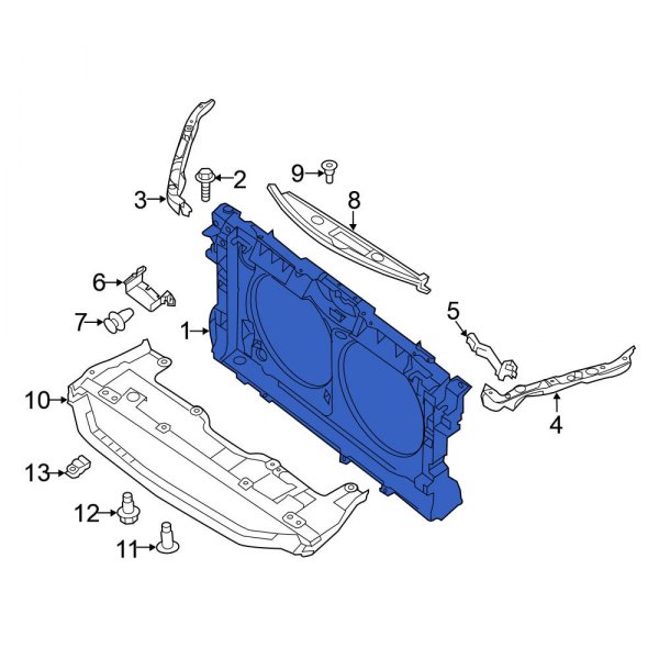 Radiator Support Panel