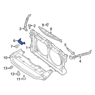 Nissan OE - Front Radiator Support Air Deflector