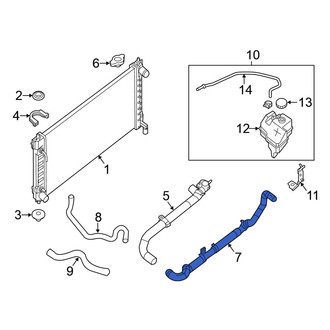 Nissan OE - Lower Radiator Coolant Hose