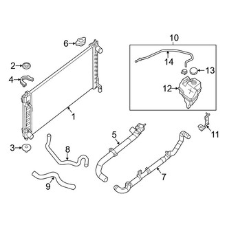 Nissan OE - Cooling - Radiator & Components (3.5L)