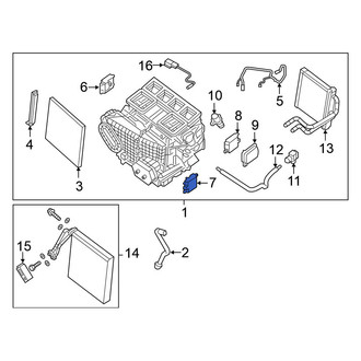 Nissan OE - Front Right HVAC Blend Door Actuator