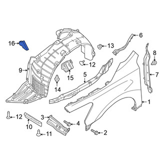 Nissan OE - Right Fender Seal