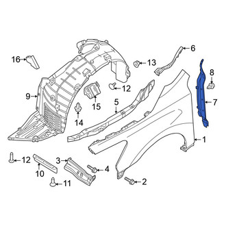Nissan OE - Front Right Fender Insulator