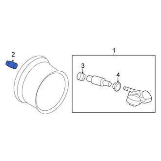 Nissan OE - Tire Pressure Monitoring System (TPMS) Sensor Nut