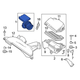 Nissan OE - Upper Engine Air Intake Hose
