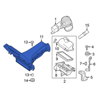 Nissan OE - Upper Engine Air Intake Hose