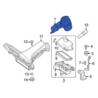 Nissan OE - Upper Engine Air Intake Hose