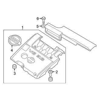 Nissan OE - Engine / Transaxle - Engine Appearance Cover (3.5L)