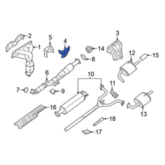 Nissan OE - Upper Exhaust Manifold Heat Shield