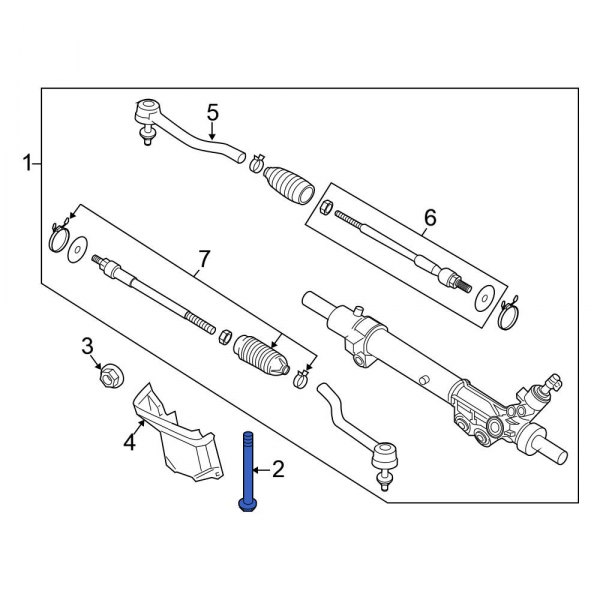 Rack and Pinion Bolt