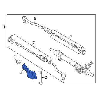 Nissan OE - Steering Gear Dust Shield
