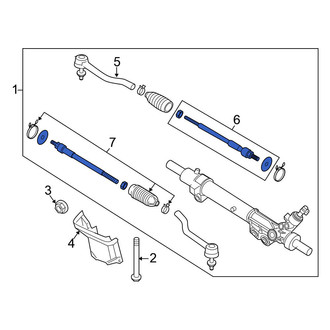 Nissan OE - Inner Steering Tie Rod End
