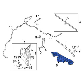 Nissan OE - Wiper Motor