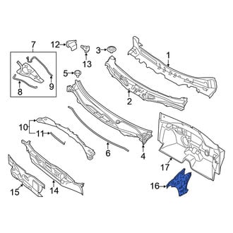 Nissan OE - Left Cowl Side Panel