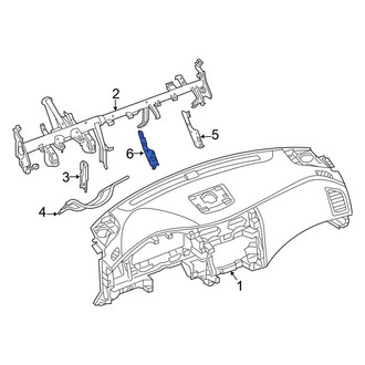 Nissan OE - Left Radio Bracket