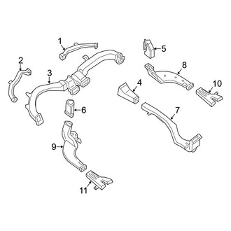 Nissan OE - Instrument Panel - Ducts
