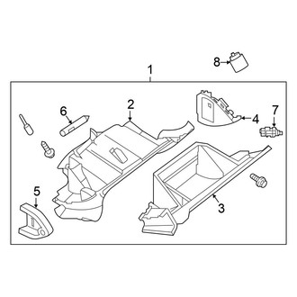 Nissan OE - Instrument Panel - Glove Box
