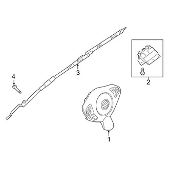 Nissan OE - Restraint Systems - Air Bag Components (Air Bags), (Sedan)
