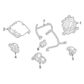 Nissan OE - Restraint Systems - Air Bag Components (Modules & Sensors)