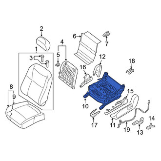 Nissan OE - Front Left Seat Track