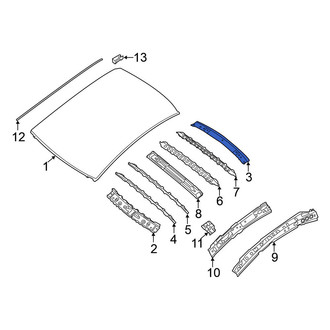 Nissan OE - Rear Roof Header Panel
