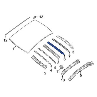 Nissan OE - Rear Roof Bow