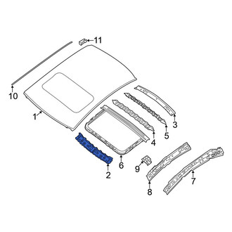 Nissan OE - Front Roof Header Panel