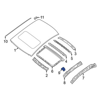 Nissan OE - Right Roof Side Rail Bracket
