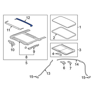 Nissan OE - Sunroof Drip Rail