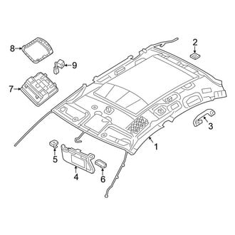 Nissan OE - Roof - Interior Trim (W/O Sunroof)