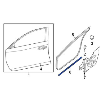 Nissan OE - Front Door Shell Seal