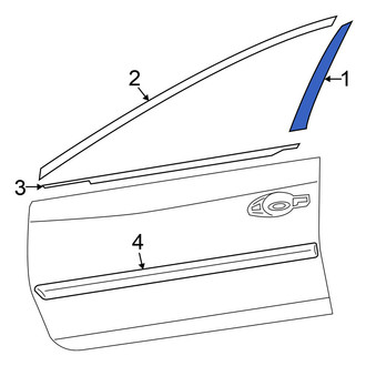 Nissan OE - Front Left Door Applique
