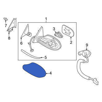 Nissan OE - Front Left Door Mirror Cover