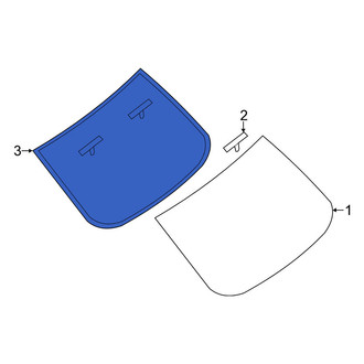 Nissan OE - Rear Back Glass Seal