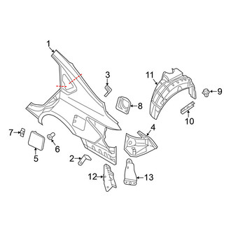 Nissan OE - Quarter Panel & Components (Sedan)