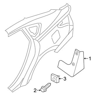 Nissan OE - Quarter Panel - Exterior Trim (Sedan)