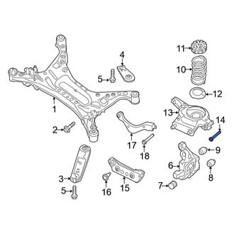 Nissan OE - Suspension Shock Absorber Bolt
