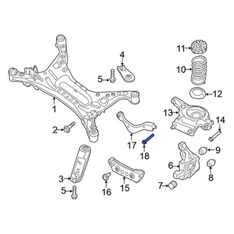 Nissan OE - Suspension Shock Absorber Bolt