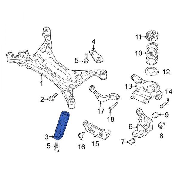 Suspension Subframe Reinforcement Bracket