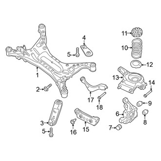Nissan OE - Rear Suspension - Suspension Components (Sedan)