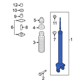 Nissan OE - Rear Suspension Shock Absorber