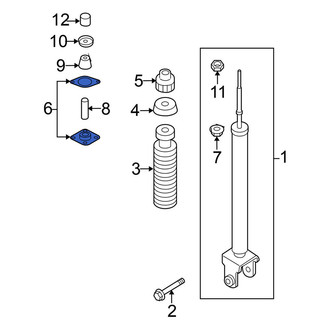 Nissan OE - Rear Suspension Shock Absorber Mount