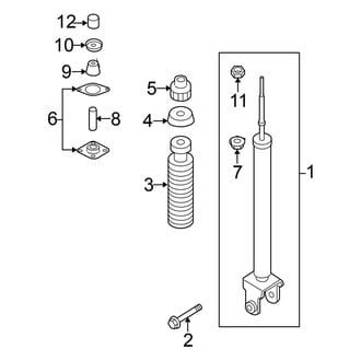 Nissan OE - Rear Suspension - Shocks & Components