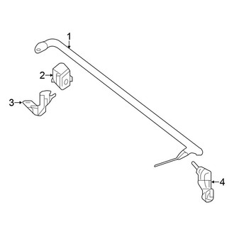 Nissan OE - Rear Suspension - Stabilizer Bar & Components (Sedan)