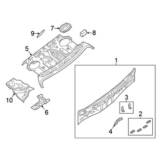 Nissan OE - Rear Body & Floor - Rear Body (Sedan)