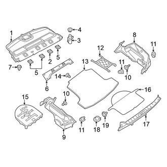 Nissan OE - Rear Body & Floor - Interior Trim (Sedan)
