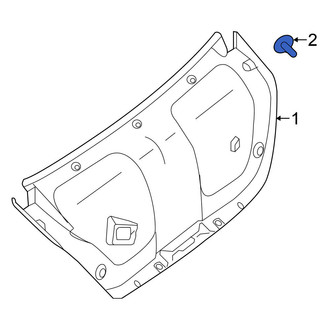 Nissan OE - Trunk Trim Panel Clip