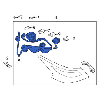 Nissan OE - Rear Tail Light Wiring Harness